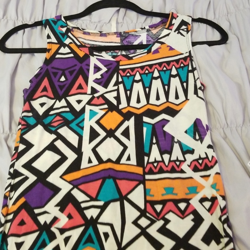 Aztec  Fringe Bottom Tank - Picture 2 of 4